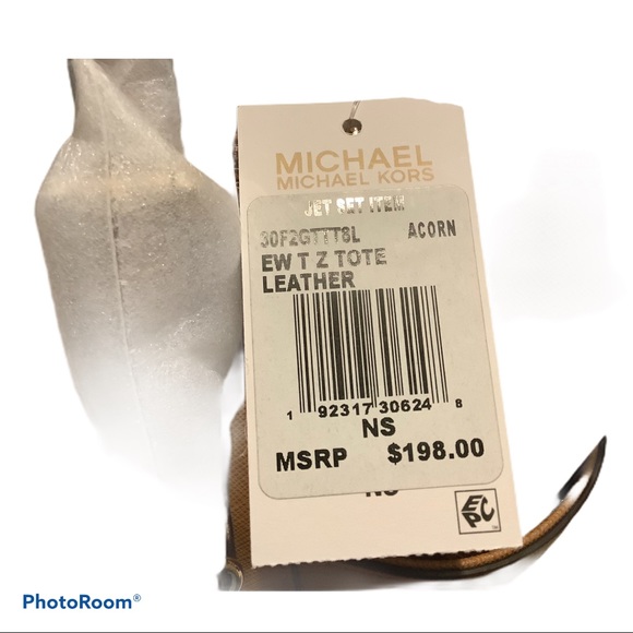 Michael Kors NWT Jet Set Leather Tote - Picture 3 of 6